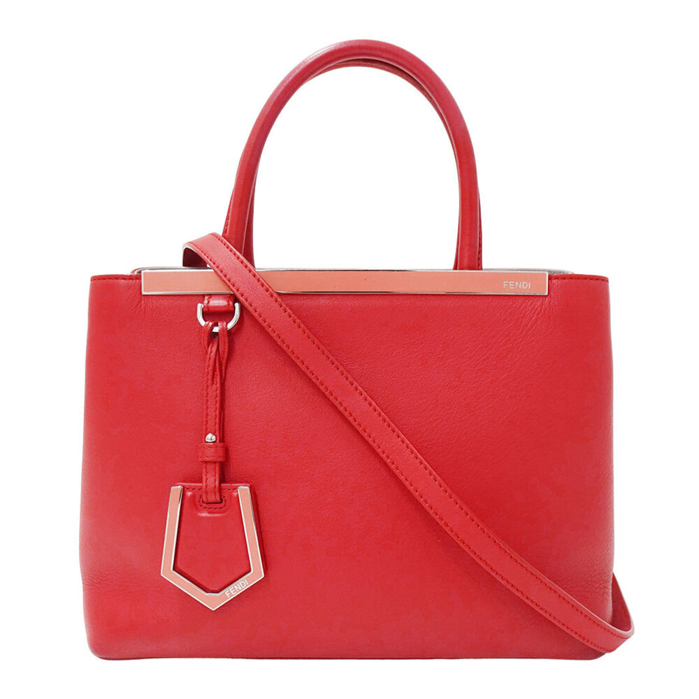 Fendi FENDI handbag for women, brand name, handbag/shoulder bag, 2-way, leath...